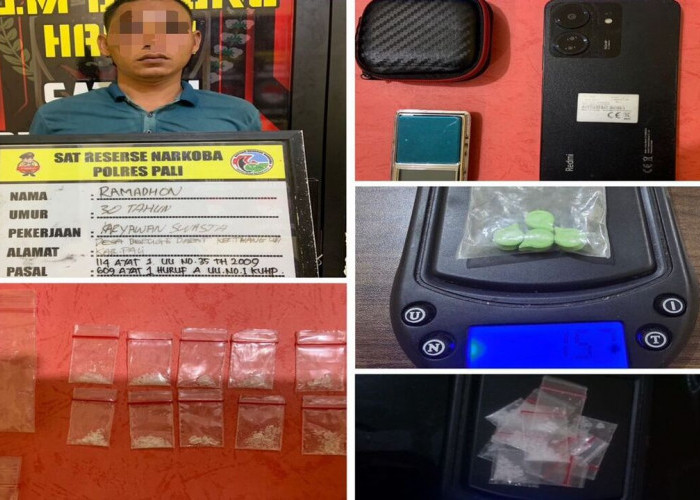 Perangi Narkoba, Polres PALI Tangkap Pengedar Sabu dan Ekstasi di Desa Benuang