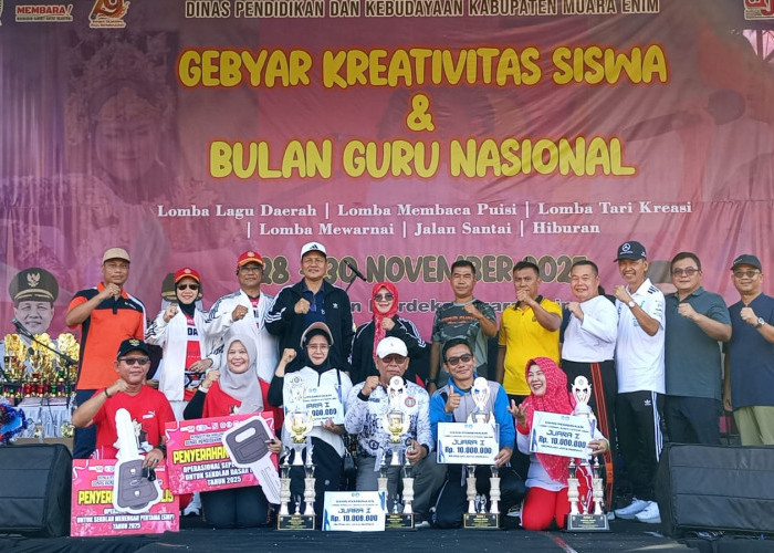 Program Nyata Pemkab Muara Enim Apresiasi Peran Guru