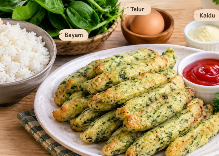 Tak Perlu Beli Camilan Kemasan, Begini Cara Bikin Chiki-Chiki Sehat dari Nasi dan Bayam di Rumah