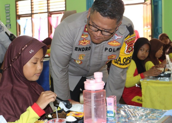 Kapolres Prabumulih Dukung Kesehatan Anak Melalui Program Pemberian Makanan Bergizi