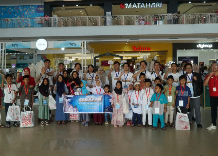 Program SEBARAN 5.0 PHR Zona 4, 20 Anak Yatim Prabumulih Bebas Pilih Baju Lebaran di Citimall