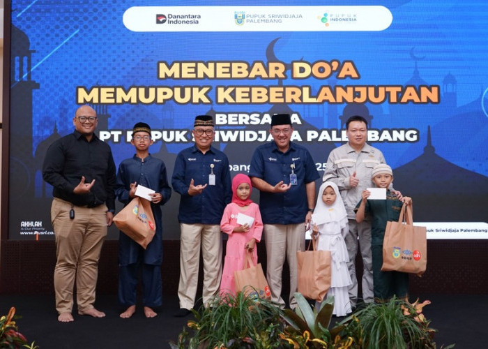 Pusri Gelar Doa Bersama 250 Anak Yatim Kampung Sehati