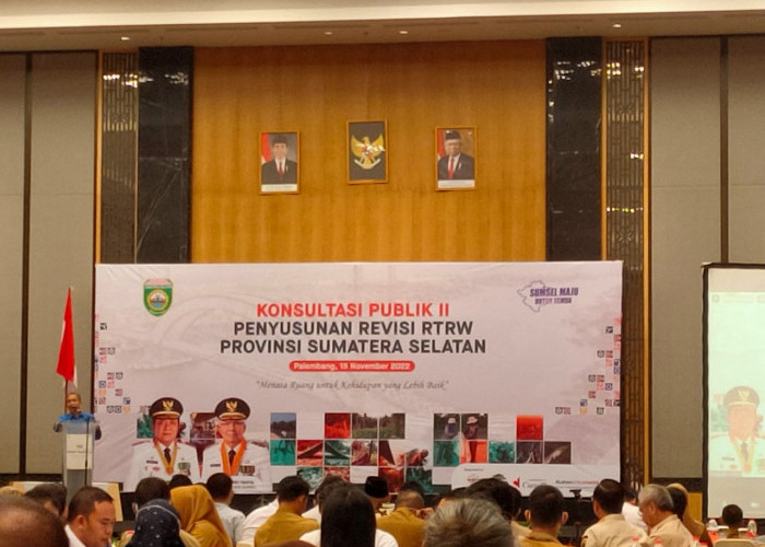Akan Segera Rampung, Sumatera Selatan Laksanakan  Konsultasi Publik Rancangan Revisi RTRW