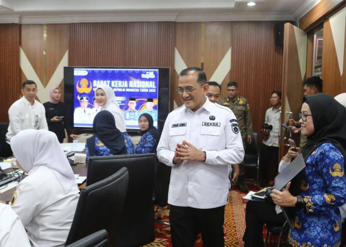 Sekda Edward Candra Pimpin Rapat Finalisasi, Sumsel Targetkan Sukses Gelar Pornas Korpri XVII