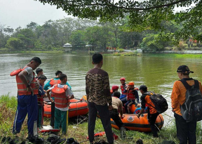 BPBD OKU Gelar Simulasi Penyelamatan Banjir, Perkuat Kesiapsiagaan Hadapi Bencana