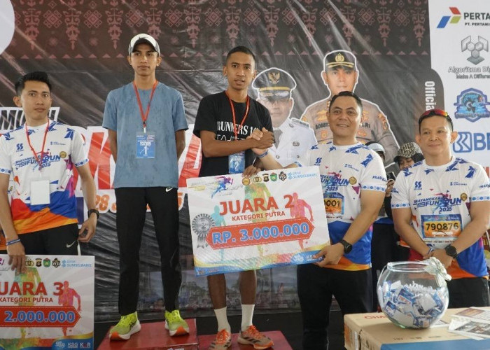 924 Pelari Ramaikan Bhayangkara Fun Run 2025 Polres Prabumulih