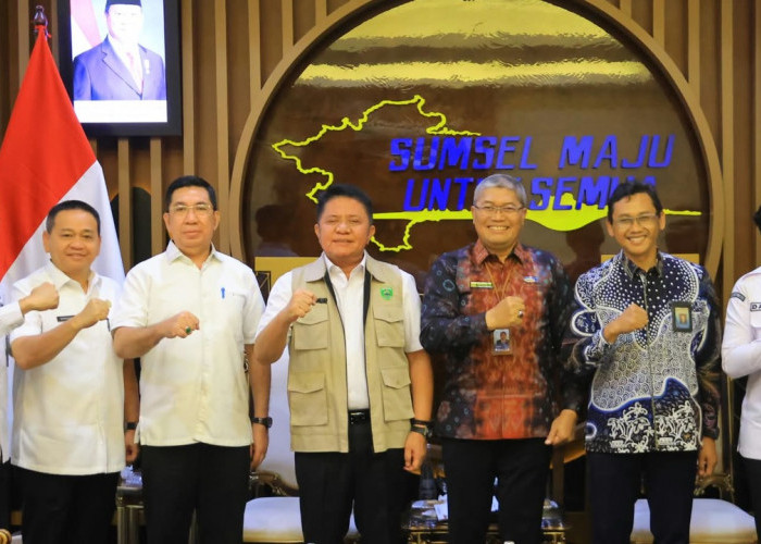 Perpisahan & Harapan! Gubernur Sumsel Terima Audiensi Pamit Kepala Perwakilan BPKP Sumsel.