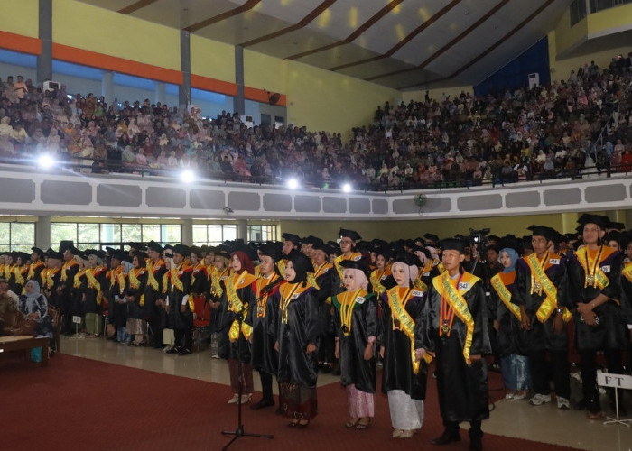 Wisuda 3.093 Lulusan, Rektor Sebut Terbanyak Sepanjang Sejarah Unsri