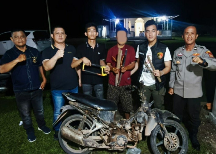 Polsek Muara Kuang Ringkus Pencuri Kabel di Rambang Kuang, Pelaku Ditangkap Tanpa Perlawanan