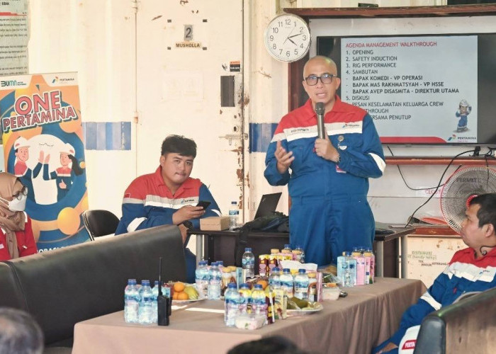 Dirut Pertamina Drilling Tinjau Rig di Blora, Tekankan Keselamatan dan Produktivitas