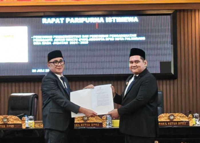 M Djody Nugraha P.A Resmi Dilantik Sebagai Anggota DPRD Kota Palembang