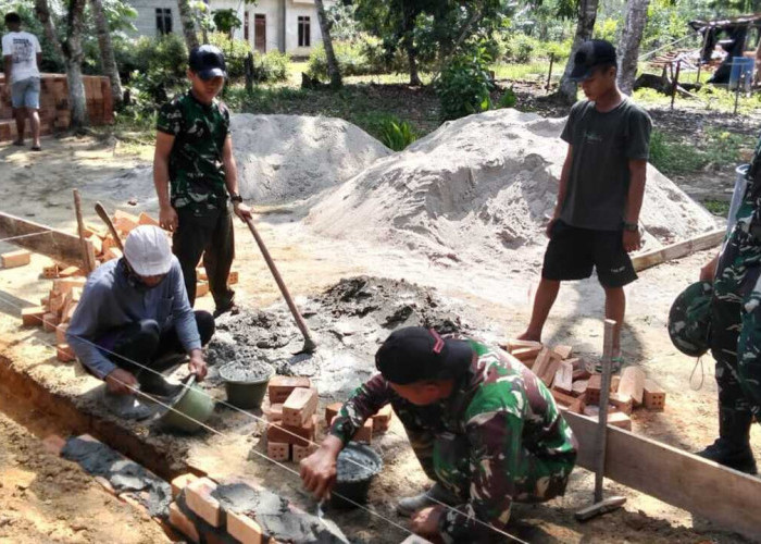 Satgas TMMD Kodim 0402/OKI Percepat Pembangunan RTLH
