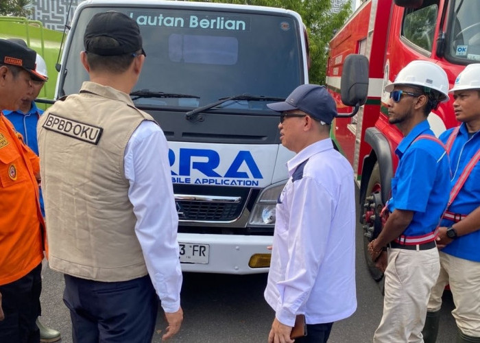 Tirta Raja Siagakan Mobil Suplai Air Bantu Tanggulangi Karhutla di OKU