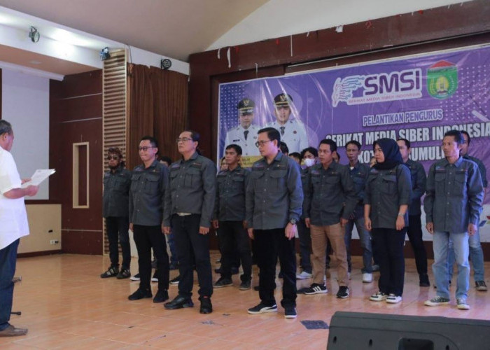 Pengurus SMSI Kota Prabumulih 2024-2029 Resmi Dilantik, Hardoko Susanto Ajak Pemerintah Bersinergi