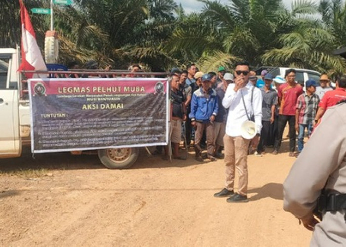 Puluhan Petani di Muba Desak PT SNS Selesaikan Masalah Parit Gajah dan Penutupan Jalan 