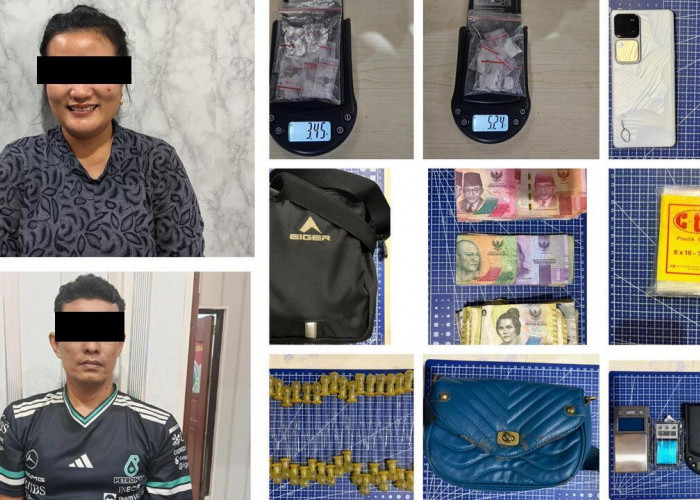 Polres OKU Selatan Polda Sumsel Bongkar Transaksi Sabu di Kontrakan, Dua Pelaku Ditangkap