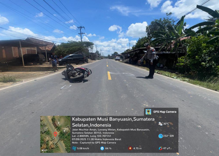 Kecelakaan Maut di Jalan Sekayu - Lubuk Linggau, Satu Korban Tewas Terlindas Truk Fuso