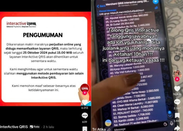 Heboh! Layanan QRIS Interactive Dihentikan Sementara, UMKM Gelisah dan Cemas Saldo Tertahan