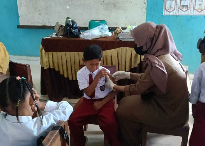 Dinkes OKU Cegah Penyakit Tetanus-difteri Pada Siswa