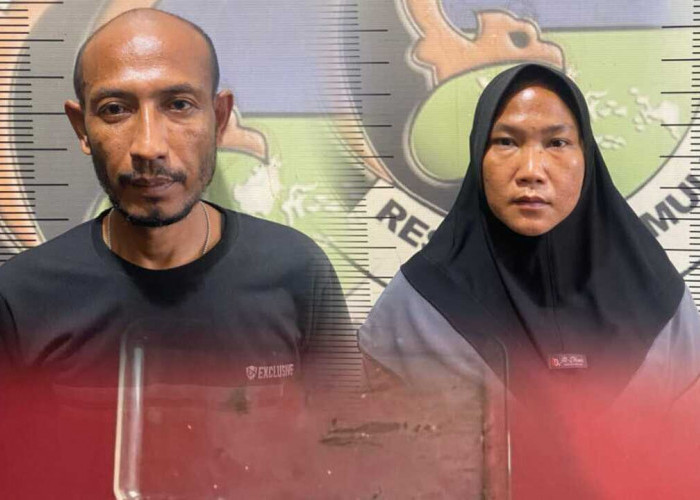 Nekat Edarkan Sabu di Prabumulih, Pasutri Asal PALI Diringkus Ipda Rinto Bulex