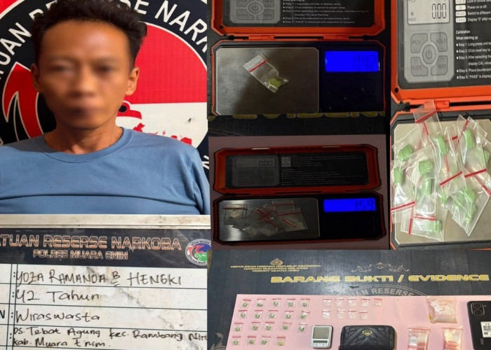 Polda Sumsel Ungkap Peredaran Narkotika di Muara Enim, Ekstasi dan Sabu Disita