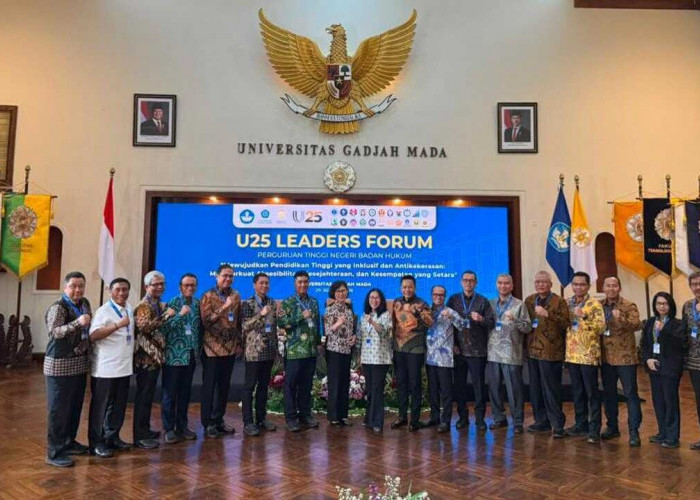 Hadiri Forum U25 PTN-BH di UGM, Rektor UNSRI Dorong Transformasi Kampus Inklusif dan Berdaya Saing Global