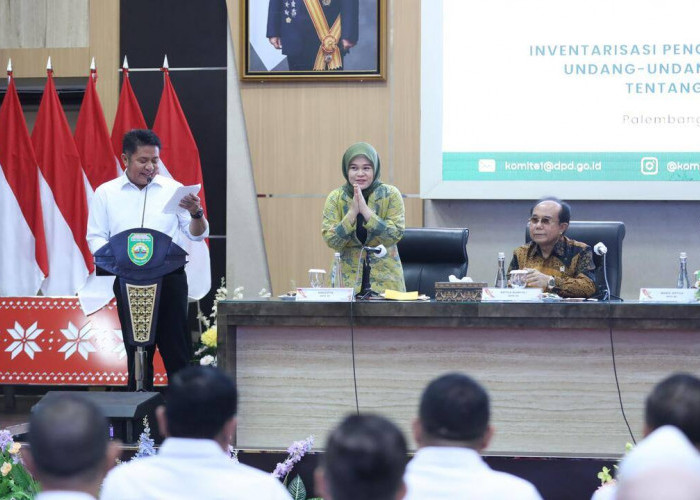 Dua Daerah di Sumsel Masuk Prolegnas, Herman Deru Minta Dukungan DPD RI