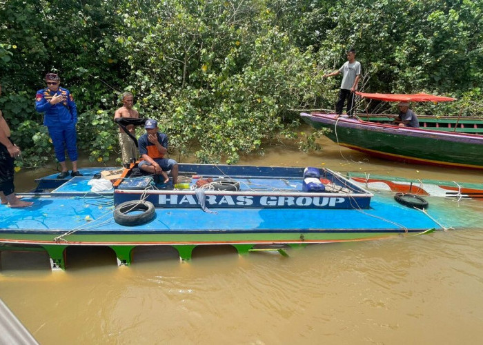 Speed Boat “Haras Group” Tenggelam di Muara Telang, Satu Penumpang Meninggal Dunia