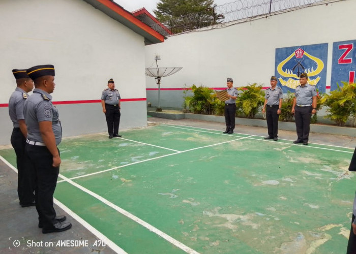 Pasca Hari Libur Nasional, Kalapas Sekayu Berikan Arahan ke Petugas, Berikut Pesannya...