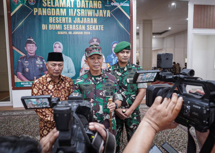 Kunjungi Muba, Pangdam II / Sriwijaya Mayjen TNI Yanuar Adil Tekankan TNI Jaga Netralitas