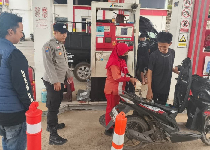 Cegah Penyelewengan BBM Subsidi hingga Kemacetan, Polres Muba Sisir SPBU di Empat Kecamatan