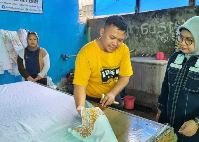  Kemenkumham Sumsel Dorong Batik Khas Muara Enim Menjadi Indikasi Geografis