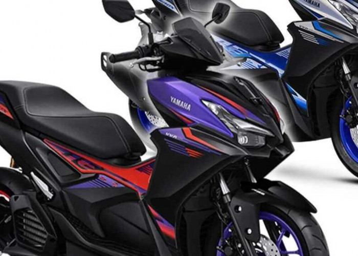 Yamaha Aerox Alpha 2026 Resmi Rilis, Warna Ungu Cybercity ABS Bikin Skutik Lain Minder!