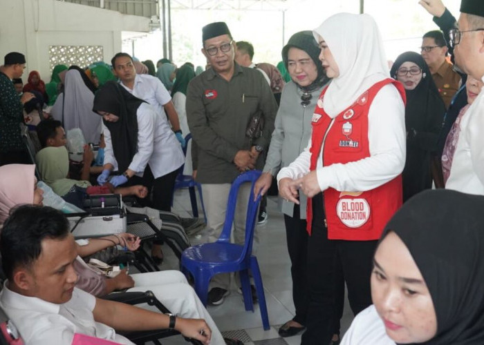PMI Sumsel dan PWNU Kolaborasi Gelar Donor Darah di Ponpes Aulia Cendekia