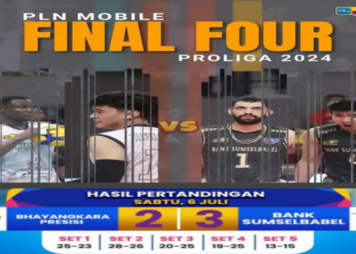 Final Proliga 2024 : Comeback Dramatis Bank Sumselbabel Menang 3-2 Atas Jakarta Bhayangkara