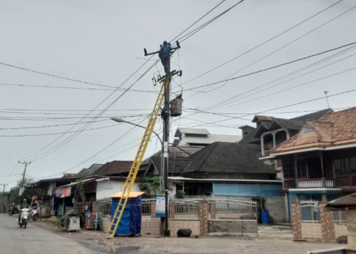PLN ULP Kayu Agung Tingkatkan Keandalan Listrik di Tulung Selapan Lewat Uprating Penyulang Tenggiri