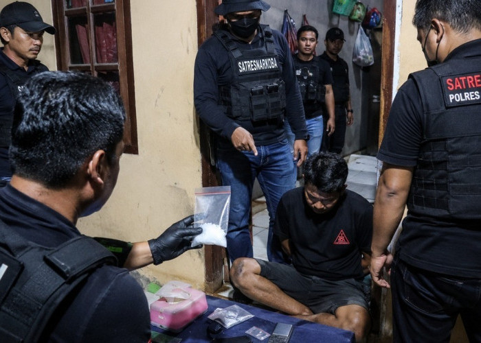 Pengguna Sekaligus Pengedar di Lubuklinggau Diciduk Polisi, 9,67 Gram Barang Bukti Disita