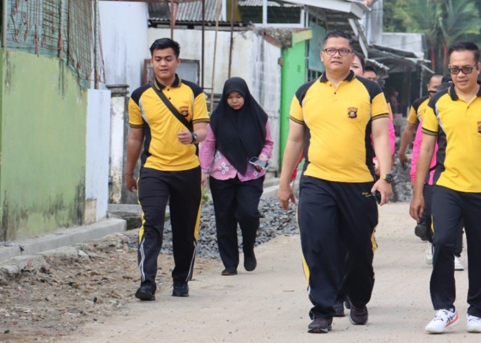 Polres Prabumulih Gelar Olahraga Bersama, Mempererat Silaturahmi dan Tingkatkan Semangat Kerja Anggota