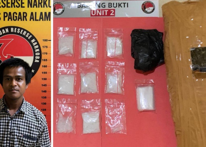 860 Gram Ganja dan 78 Gram Sabu Disita dari Kamar Hotel, Kurir Lintas Kota Dibekuk