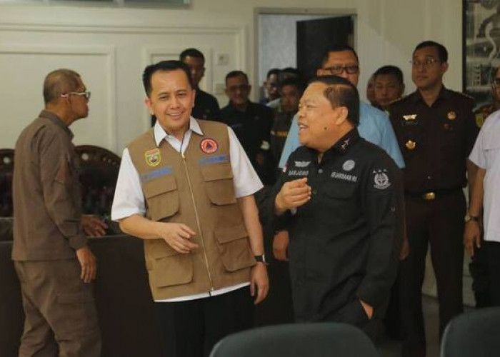 Perkuat Kolaborasi dengan Forkopimda, Pj Gubernur Sumsel Tinjau Fasilitas PTSP dan Ruang Bidang Pidana Militer