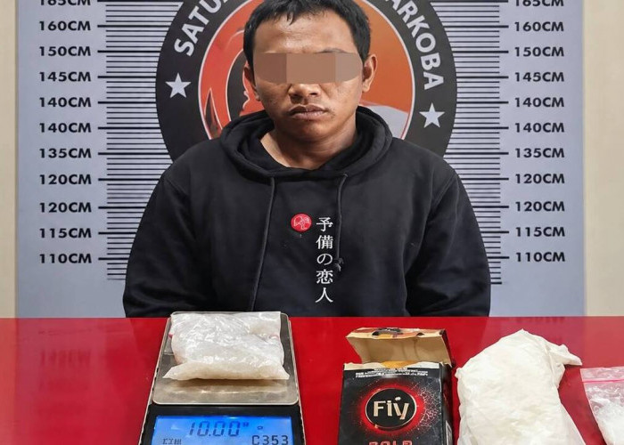 Bawa Sabu 10 Gram, Seorang Petani di Cambai Prabumulih Ditangkap Rinto Bule