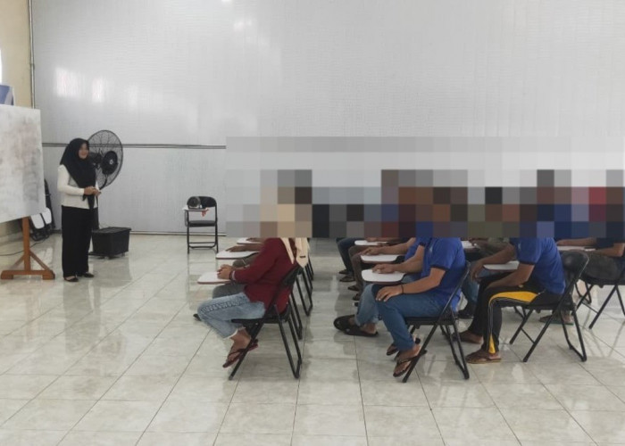 Belasan WB Lapas Muara Enim Ikuti Pendidikan Kesetaraan