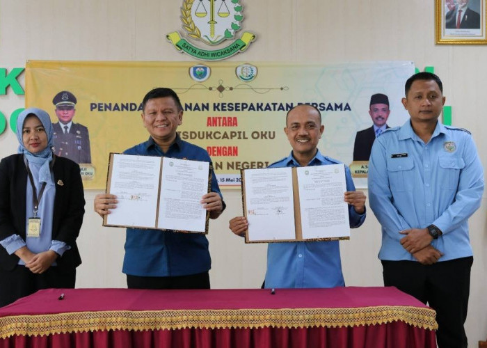 Kejari Jalin Kerjasama Dengan Disdukcapil OKU