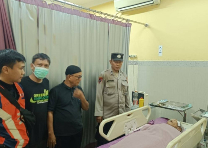 Tersenggol Kereta Api Babaranjang, Seorang Nenek-Nenek di Prabumulih Alami Luka Berat