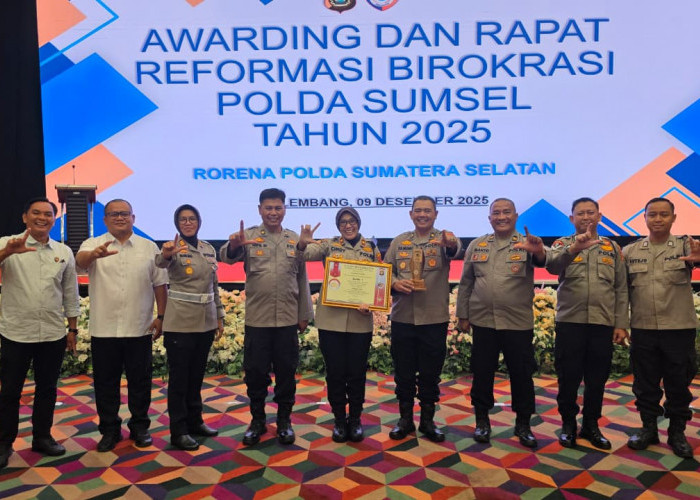 Polres Prabumulih Sabet Juara 1 Zona Integritas WBK–WBBM 2025, Bukti Komitmen Birokrasi Bersih dan Melayani