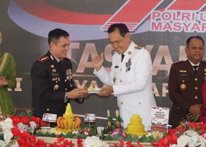 Polres Muara Enim Gelar Tasyakuran,Dukung Program Pemerintah