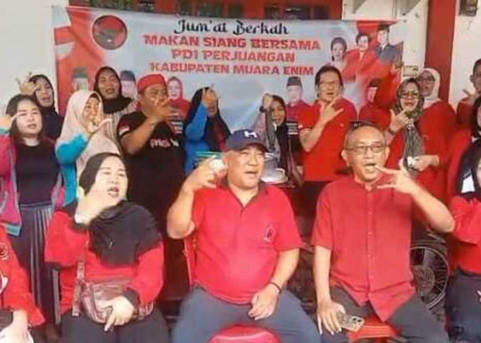 DPC PDIP Muara Enim Launching Makan Jumat Marhaen