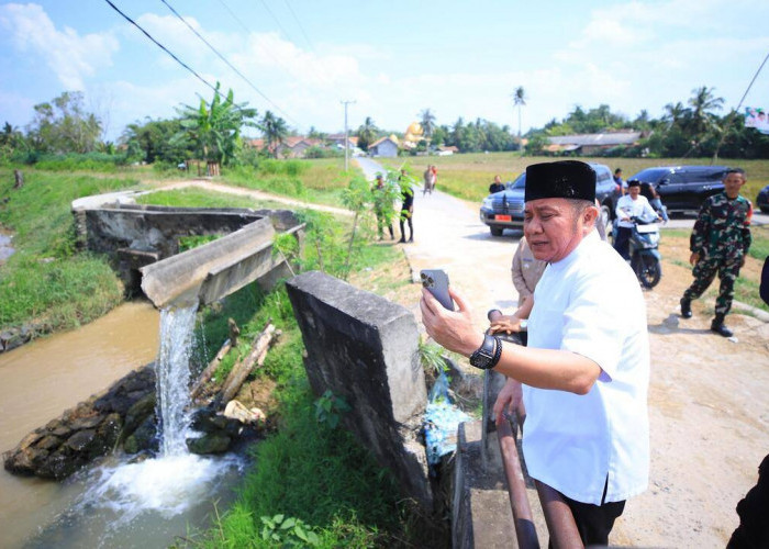 Temukan Irigasi Putus di OKU Timur, Gubernur Herman Deru Tindak Cepat Video Call Kepala BBWS Sumatera VIII