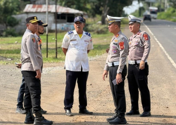 Kapolres Lubuklinggau Tinjau Jalur Mudik Lebaran 2026