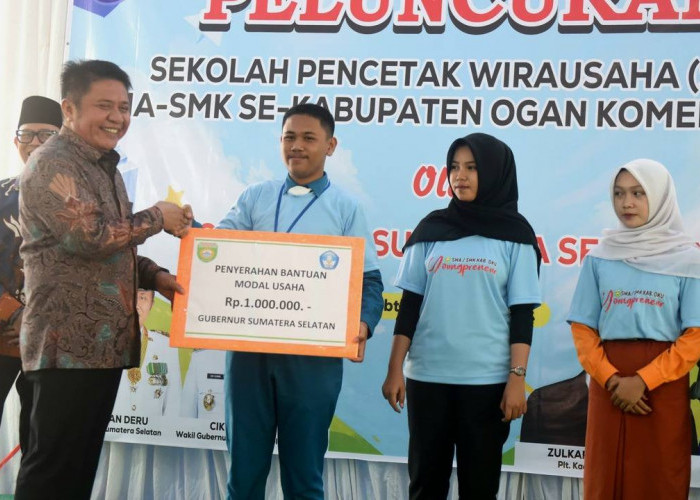 Gubernur Herman Deru Dorong Siswa SMK Se-OKU Jadi Wirausaha Inovatif, Kreatif, dan Berintegritas